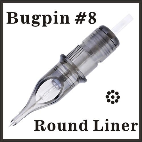 ELITE 3 Needle Cartridges - Bugpin Round Liner 0.25mm