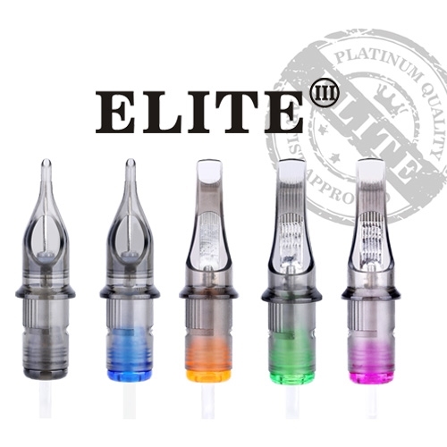 ELITE 3 Needle Cartridges - Extra Tight Round Liner 0.35mm