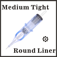 ELITE EVO Needle Cartridges - Medium Tight Round Liner 0.35mm