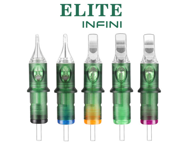 ELITE INFINI Needle Cartridges - Medium Taper Magnum 0.35mm