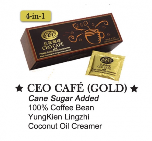 CEO001 CEO CAFE Premix Coffee 4in1 With Ganoderma 总裁咖啡 20包x21G