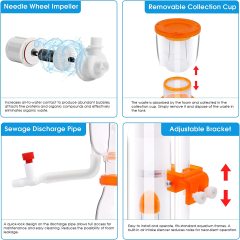 SQ70/90 PLUS protein skimmer for nano fish tanks