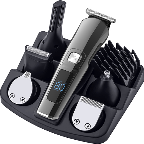 6 in 1 smart digital pannel electric hair clipper set