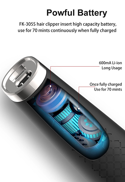 Digit Panel Display Professional Hair Clipper for Barber