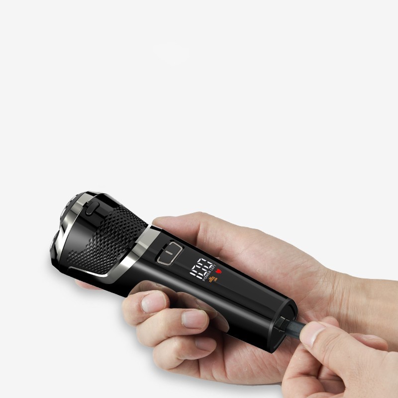 High Quality LCD Display USB Rechargeable Man Electric Shaver Waterproof Low Noise motor fast shaving