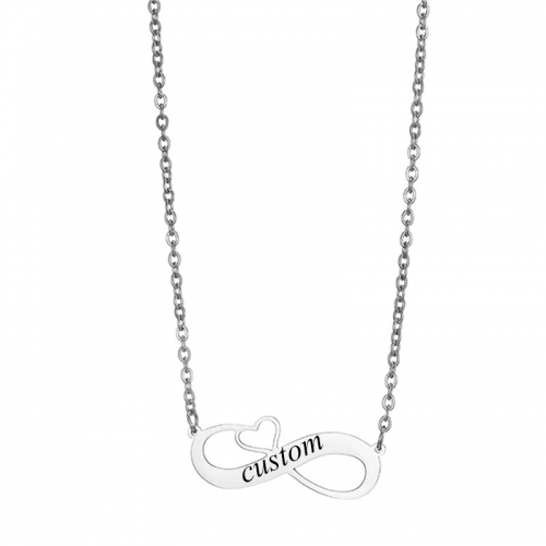 Joyeria perosonalizado collar en acero inoxidable MPCJ-002