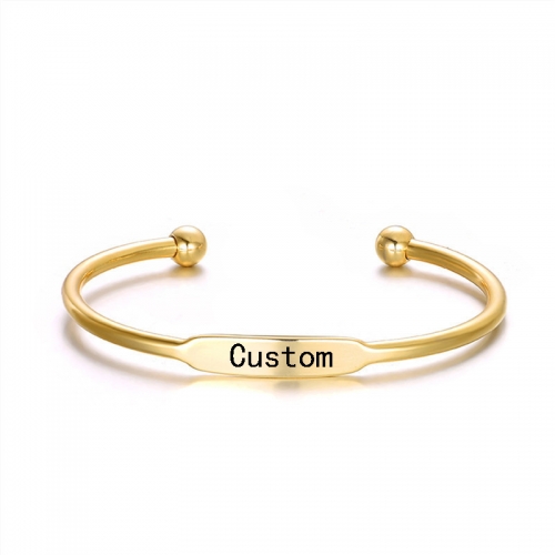 Joyeria perosonalizado pulsera en acero inoxidable MPPL-002