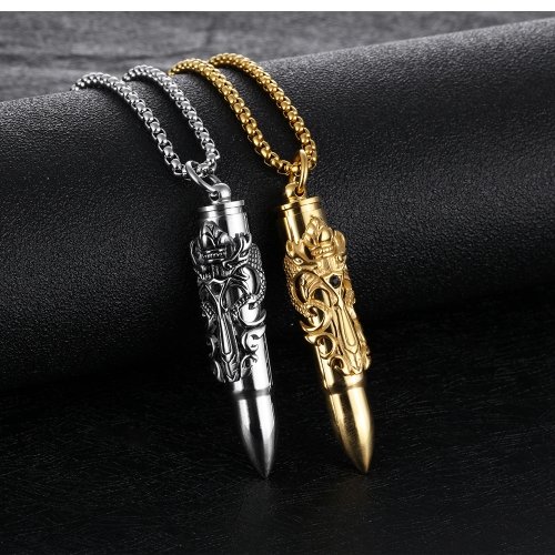 Collar de acero titanio MPKN-0022