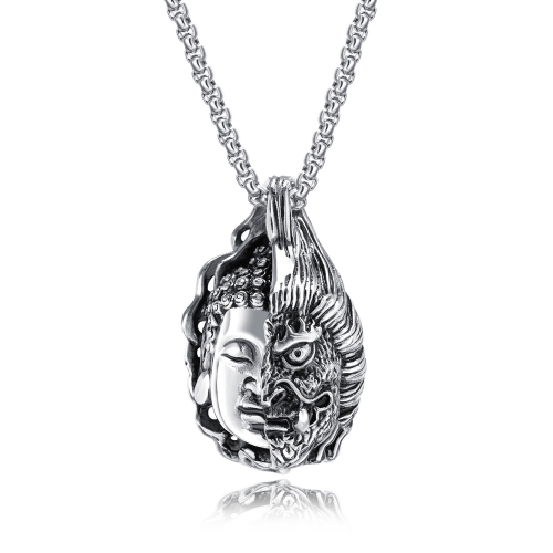 Collar de acero titanio MPKN-0027