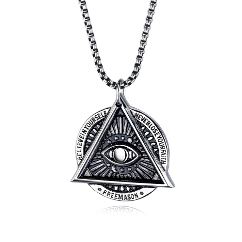 Collar de acero titanio MPKN-0009