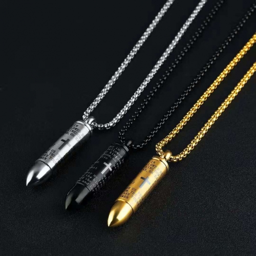 Collar de acero titanio MPKN-0002