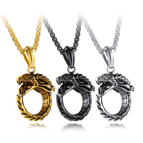 Collar de acero titanio MPKN-0004