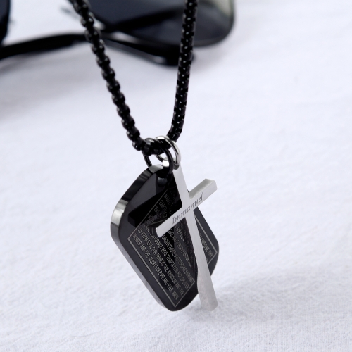 Collar de acero titanio MPKN-0008