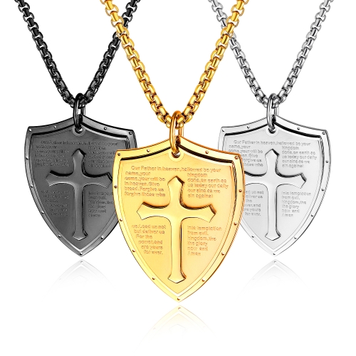 Collar de acero titanio MPKN-0014