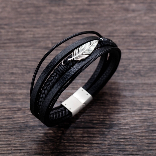 Pulsera de cuero SYB-303A