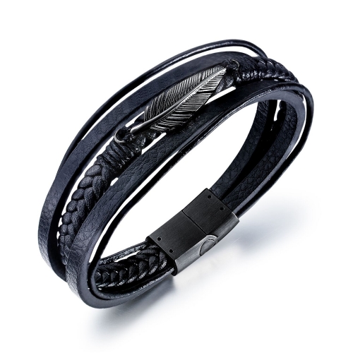 Pulsera de cuero SYB-303b