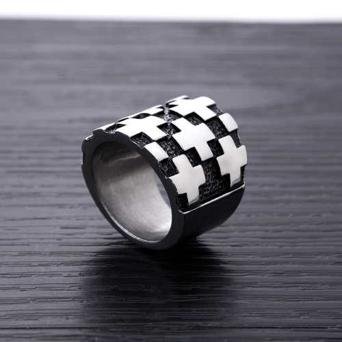 Anillo de acero titanio MPK-0085