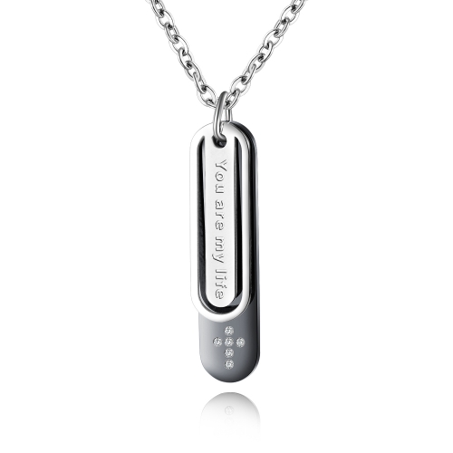 Collar de acero titanio MPKN-0063