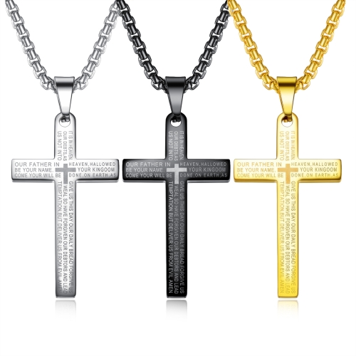 Collar de acero titanio MPKN-0069