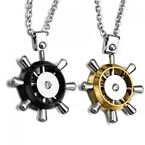 Collar de acero titanio MPKN-0096