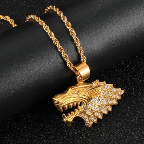 Collar de acero titanio MPKN-00102