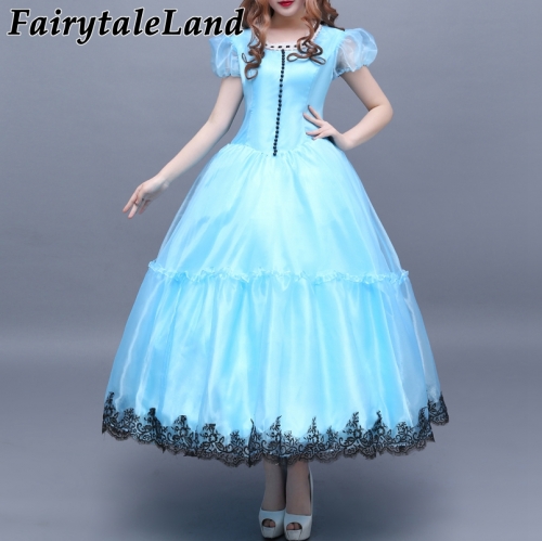 Alice In Wonderland Alice cosplay costume Halloween Alice dress Custom made
