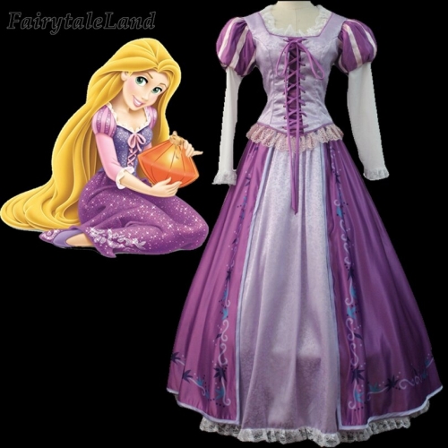 tangled rapunzel dress cosplay