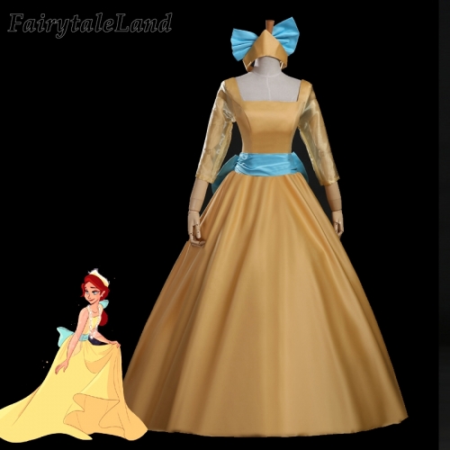 cartoon movie Anastasia cosplay costume Halloween costumes Princess Anastasia dress