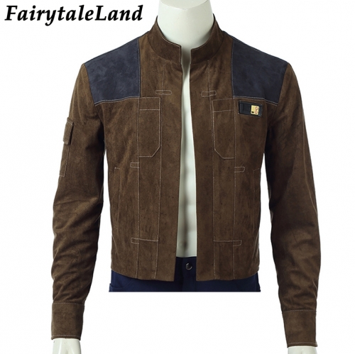 Han Solo Jacket Halloween Costumes Cosplay Solo A Star Wars Story Han Solo Outfit Superhero Coat Fancy Suit Outer Wear