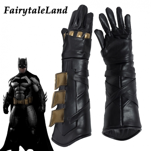 Batman Cosplay Accessory Superhero cosplay Batman gloves Fancy leather cosplay gloves Justice League Batman cosplay accessories