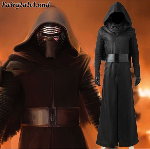 Star Wars The Force Awakens Kylo Ren Cosplay Costume Carnival Halloween Costumes Kylo Ren Cosplay battle suit