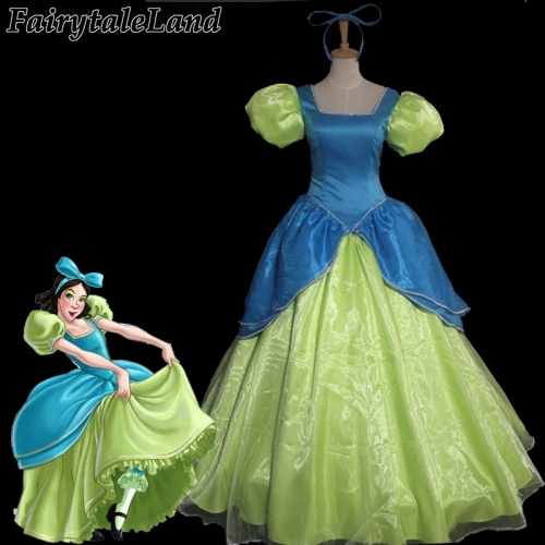Cartoon Cinderella Sisters cosplay Costumes Anastasia Drizella cosplay princess Dress Halloween costumes for Adult Women Gown