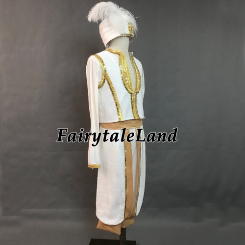 Aladdin Lamp Prince Aladdin Costume per uomo adulto Halloween Party Movie  Costume Cosplay su misura di qualsiasi dimensione - AliExpress