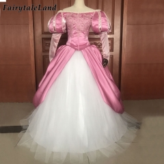 Princess Ariel Cosplay Dress Fancy Halloween The Little Mermaid Costume Beads Decoration Outfit Party Gown