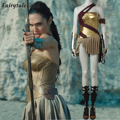 Wonder Woman Diana Prince Cosplay Costume Adult Superhero Halloween Costumes Movie Wonder Woman Outfit Accessories