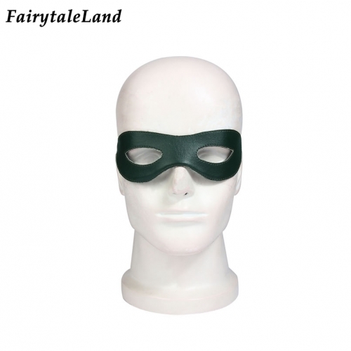 Green Arrow Eye Mask Carnival Halloween Cosplay Accessories Superhero Oliver Queen Mask Head Wear