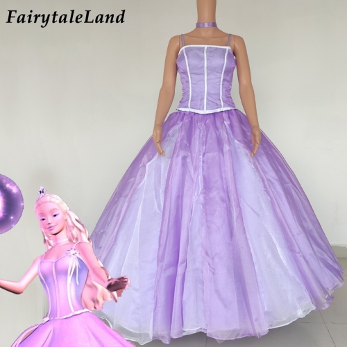 Annika from Magic of Pegasus Cosplay Costume Halloween Princess Purple dress