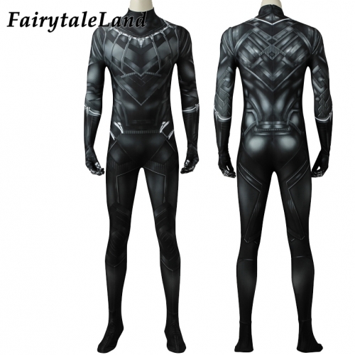 Captain America: Civil War  T'Challa suit  Cosplay Jumpsuit Superhero Printing Zentai