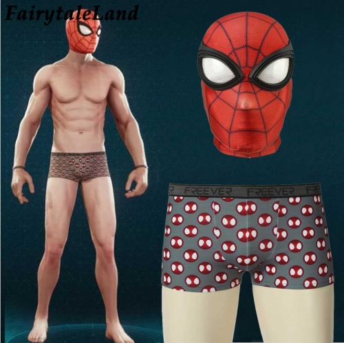 Spider-Man  PS4   Undies Peter Parker suit  Cosplay Jumpsuit Superhero Printing Zentai