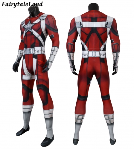 Black Widow  Red Guardian suit  Cosplay Jumpsuit Superhero Printing Zentai