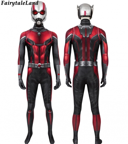 Ant-Man and the Wasp Scott Lang suit  Cosplay Jumpsuit Superhero Printing Zentai