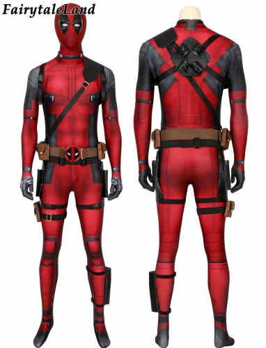 deadpool Wade suit  Cosplay Jumpsuit Superhero Printing Zentai