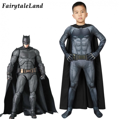 Justice League Batman Kids suit  Cosplay Jumpsuit Superhero Printing Zentai