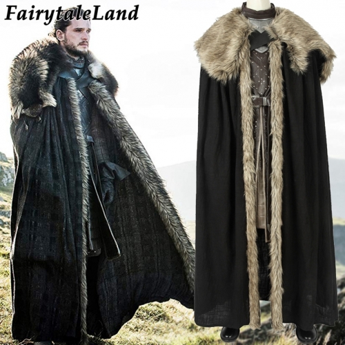 Game of Thrones Season 8  Jon Snow Cosplay Costume