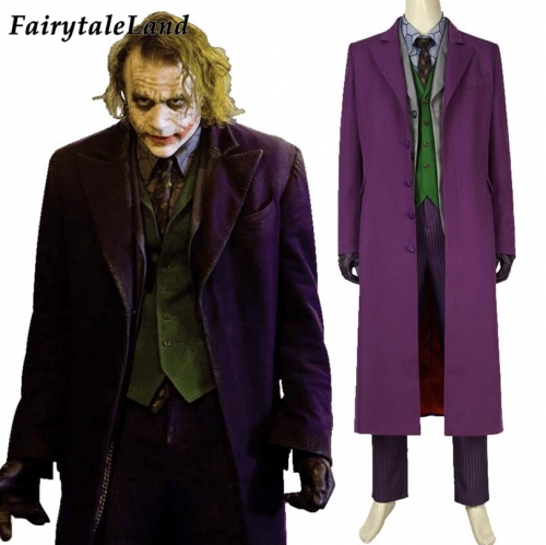 Batman The Dark Knight  The Joker Cosplay Costume