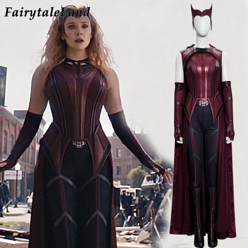 WandaVision Scarlet Witch Wanda Cosplay Costume