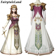 The Legend of Zelda Twilight Princess Princess Zelda Dress  Cosplay Costume