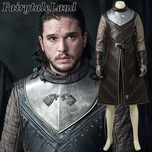 Game of Thrones Season 7 Jon Snow Cosplay Costume