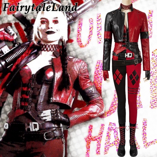 Suicide Squad 2  Harley Quinn Cosplay Costume