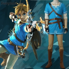 The Legend of Zelda: Breath of the Wild Link  suit  Cosplay Jumpsuit Superhero Printing Zentai